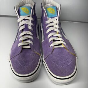 Vans Sk8 Hi The Simpsons‎ Purple Suede High Top Sneakers Women's Size 9